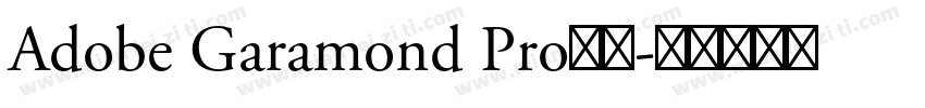Adobe Garamond Pro字体字体转换